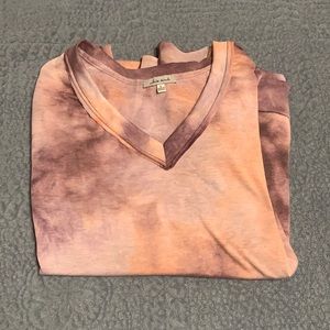 White Birch tie-dye Long sleeve